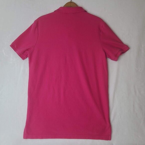 U.S. Polo Assn. Mens Pink Performance Pique Polo Shirt Size M - Picture 2 of 8